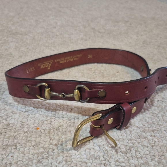 tory leather Other - Tory Leather Horse Show Belt Kids